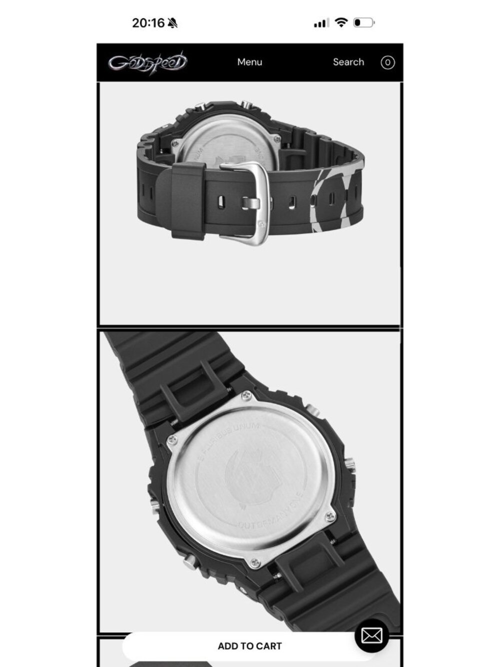 Godspeed GSWC Unity Chrono Black World Cup '26 Digital Watch 1905 w/ Tin - Picture 6 of 12
